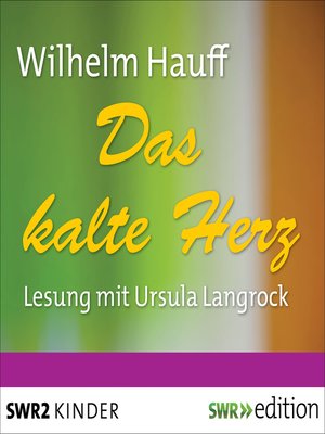 cover image of Das kalte Herz